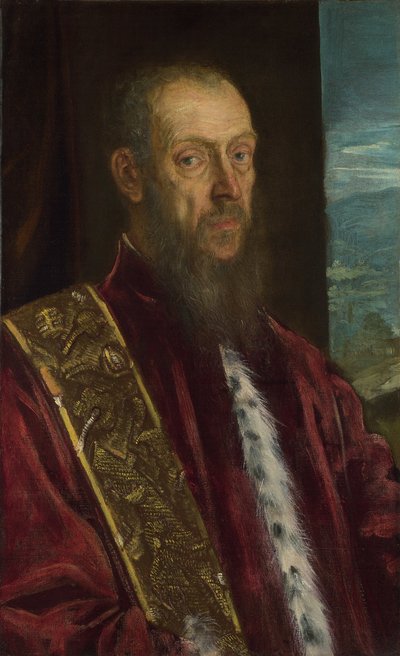Porträt von Vincenzo Morosini (1511-1588) von Jacopo Tintoretto