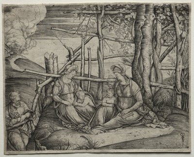 Die Heilige Familie mit St. Elisabeth von Jacopo de