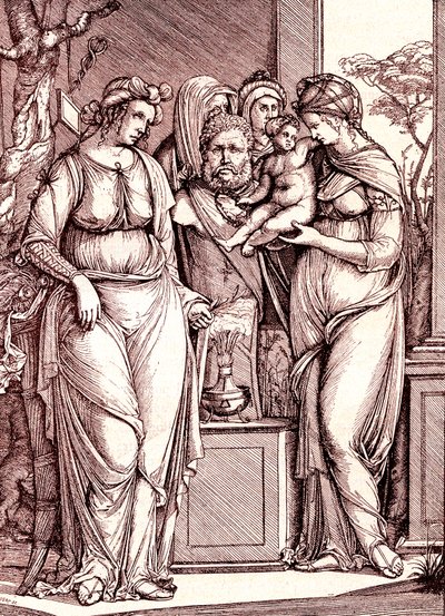 Das Opfer an Priapus von Jacopo de