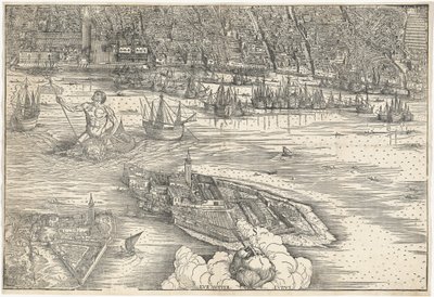 Ansicht von Venedig [unterer Mittelblock], 1500 von Jacopo de Barbari