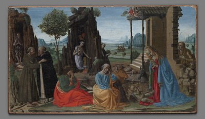 Die Mystische Geburt von Jacopo del Sellaio
