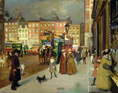 Sloane Street, London, um 1908-09 von Jacques-Emile Blanche