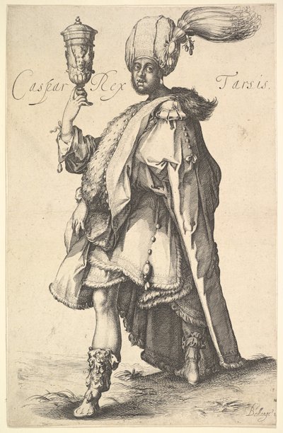 Caspar, nach einer Serie der drei Weisen von Jacques Bellange von Jacques Bellange