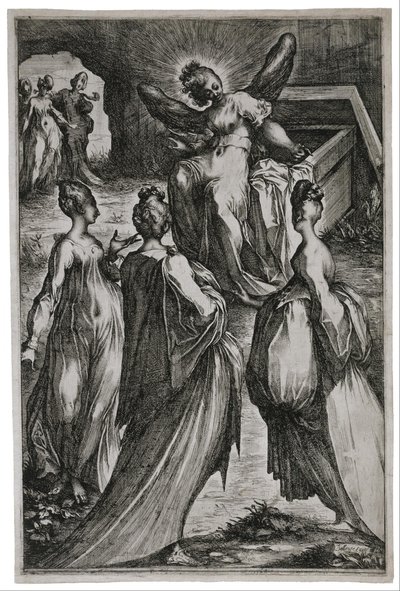 Die Heiligen Frauen am Grab von Jacques Bellange