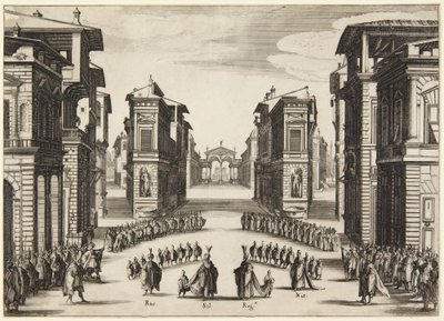 Akt 2, aus der Serie Soliman von Jacques Callot