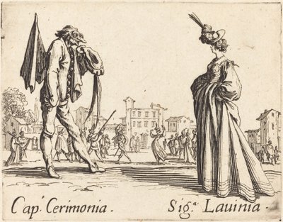 Cap. Cerimonia und Siga. Lavinia von Jacques Callot