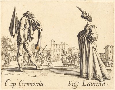 Cap. Cerimonia und Siga. Lavinia von Jacques Callot