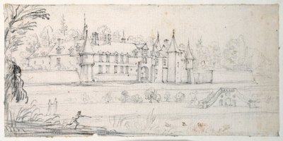 Schloss Chantelou, im Tal der Orge, zwischen Linas und Chestres von Jacques Callot