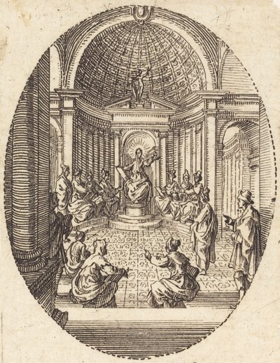 Christus unter den Ärzten von Jacques Callot