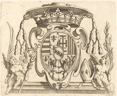 Wappen von Nicolas Francis von Lothringen von Jacques Callot