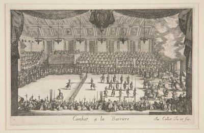 Kampf an der Barriere, der Kampf von Jacques Callot