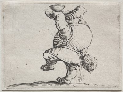 Trinker von hinten gesehen von Jacques Callot