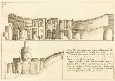 Erhebung der Kapelle der Kreuzauffindung von Jacques Callot