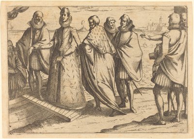 Einschiffung in Genua von Jacques Callot
