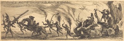 Einzug von M. de Couvonge und M. de Chalabre [Extra Platte], 1627 von Jacques Callot