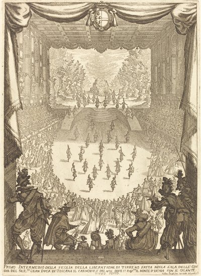 Erstes Intermezzo, 1617 von Jacques Callot