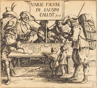 Frontispiz für "Varie Figure" von Jacques Callot