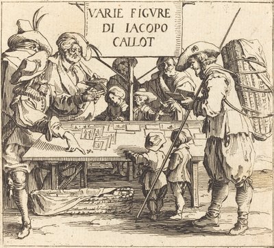 Frontispiz für "Varie Figure" von Jacques Callot