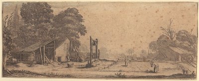 Garten, Blatt 1 der Folge "Die vier Landschaften" von Jacques Callot