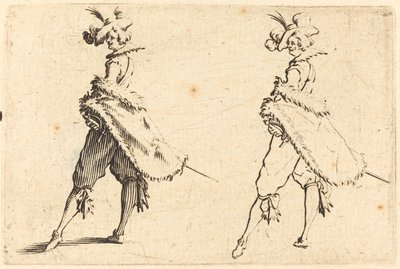 Herr von der Seite gesehen von Jacques Callot