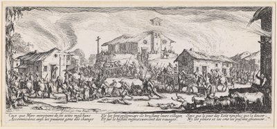 Das Wegführen der Beute von Jacques Callot