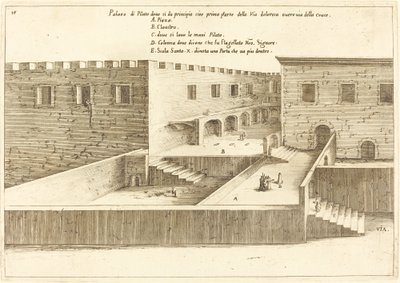 Haus des Pilatus von Jacques Callot