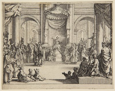 Jesuskind unter den Doktoren von Jacques Callot