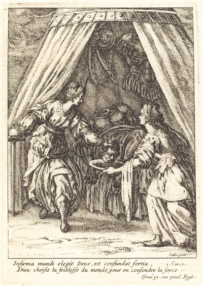 Judith mit dem Kopf des Holofernes von Jacques Callot