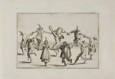 Der Reigentanz, aus Die Kaprizen von Jacques Callot