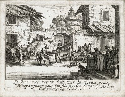 Das Leben des verlorenen Sohnes von Jacques Callot