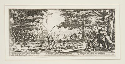 Die großen Elenden des Krieges: Nr. 17 - Die Rache der Bauern von Jacques Callot