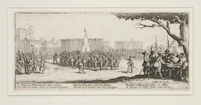 Les grandes misères de la guerre: Nr. 2 - L von Jacques Callot