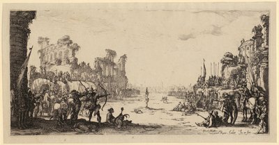 Martyrium des heiligen Sebastian von Jacques Callot