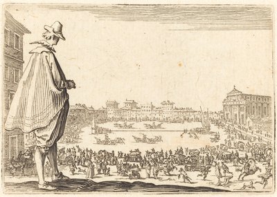 Piazza Santa Maria Novella, Florenz von Jacques Callot