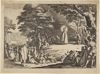 Heiliger Amond, Heiliger Nikolaus oder Heiliger Severin von Jacques Callot