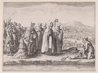 Saint Mansuy, auch genannt Saint Mansuet oder Der Schläger von Jacques Callot