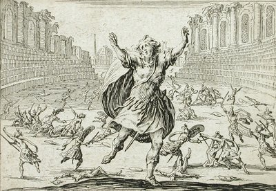 Scharmützel im Zirkus von Jacques Callot