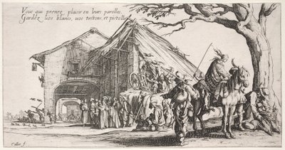 Die Bohemians: Der Rastplatz: Die Wahrsagerin von Jacques Callot