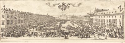 Die Carriere in Nancy, um oder nach 1621 von Jacques Callot