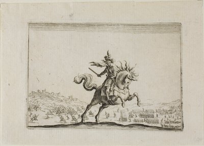 Der Kommandant zu Pferd, aus Die Caprices von Jacques Callot