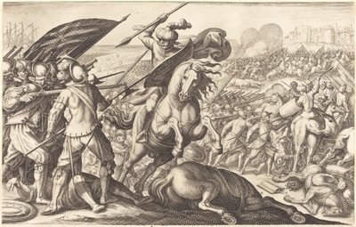 Die Niederlage der türkischen Kavallerie von Jacques Callot