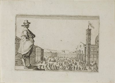Der Dom in Florenz, aus Die Launen von Jacques Callot