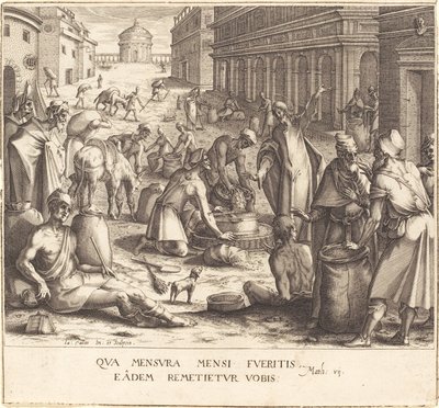 Die Getreidewäger von Jacques Callot