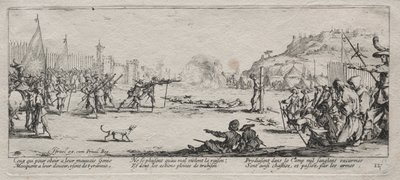 Die großen Elendnisse des Krieges: Das Erschießungskommando von Jacques Callot