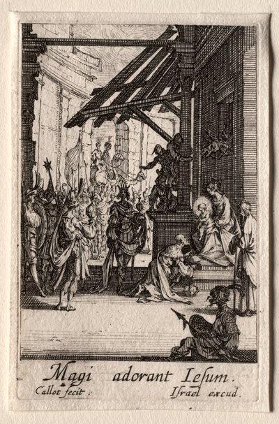 Das Leben der Jungfrau Maria: Die Anbetung der Weisen von Jacques Callot