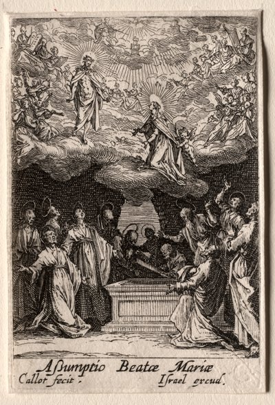 Das Leben der Jungfrau Maria: Die Himmelfahrt der Jungfrau Maria von Jacques Callot