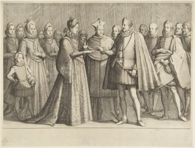 Die Hochzeit von Ferdinand I von Jacques Callot