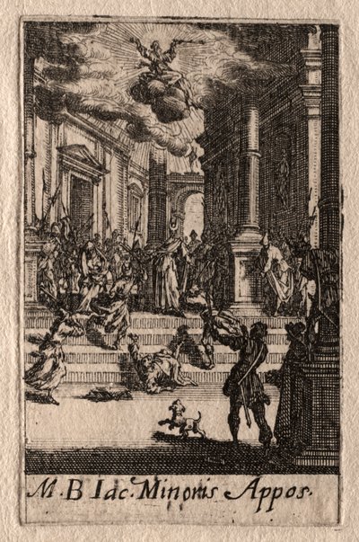 Das Martyrium der Apostel: St. Jakobus der Jüngere von Jacques Callot