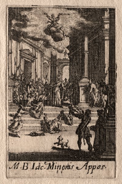 Das Martyrium der Apostel: St. Jakobus der Jüngere von Jacques Callot