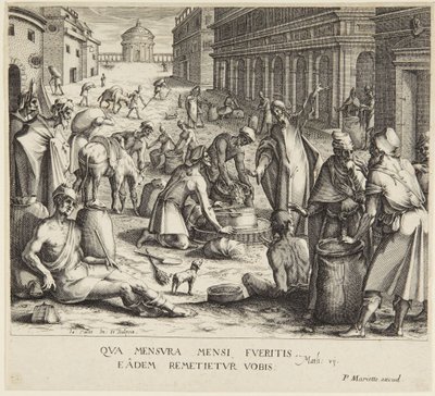 Die Kornmesser von Jacques Callot